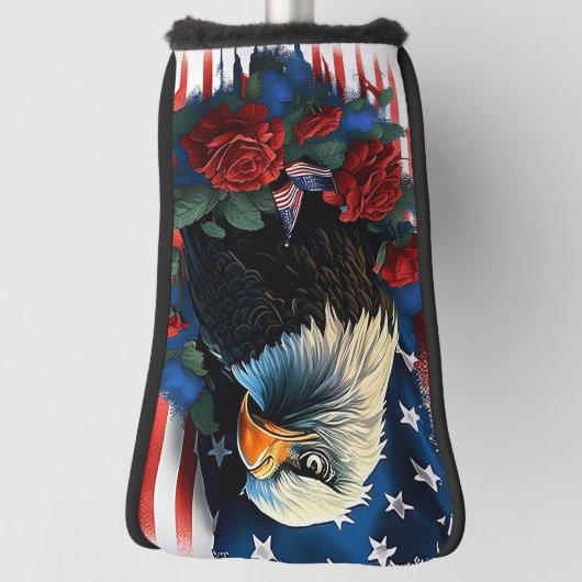 Amerikaanse adelaar golfheadcover (Draai 90)