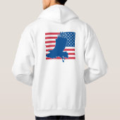 Amerikaanse adelaar hoodie (Achterkant)