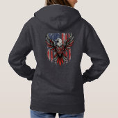 Amerikaanse Adelaar Hoodie (Achterkant)