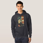 Amerikaanse adelaar hoodie (Voorkant volledig)