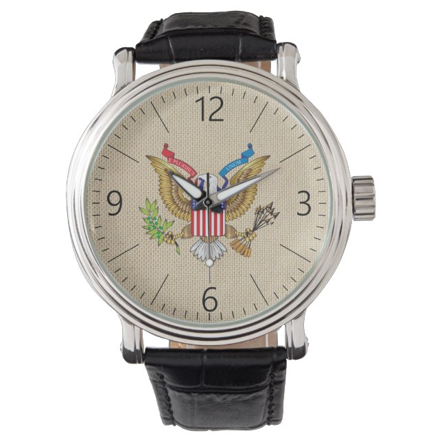 Amerikaanse adelaar horloge (Voorkant)
