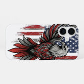 Amerikaanse Adelaar iPhone 16 Hoesje (Achterkant horizontaal)