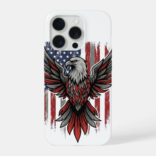 Amerikaanse Adelaar iPhone Hoesje (Achterkant)