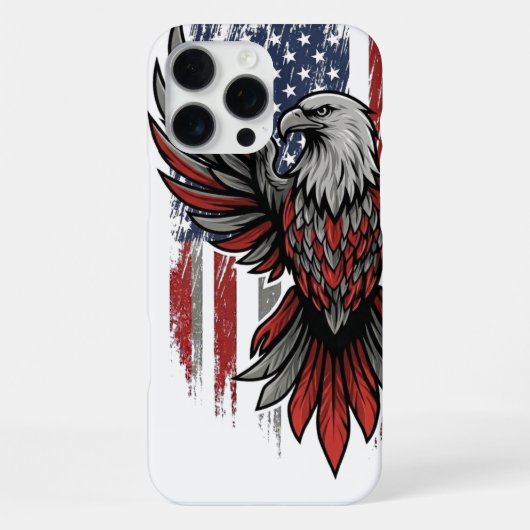Amerikaanse Adelaar iPhone Hoesje (Achterkant)