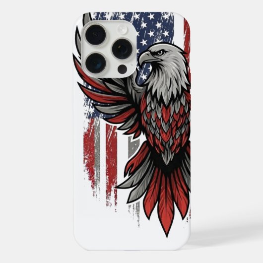 Amerikaanse Adelaar iPhone Hoesje (Achterkant)