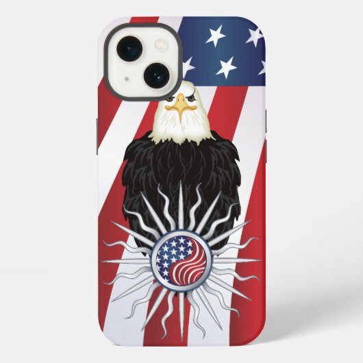 Amerikaanse Adelaar iPhone Hoesje (Achterkant)