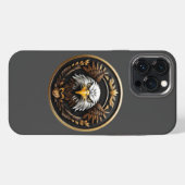 Amerikaanse adelaar iPhone hoesje (Achterkant horizontaal)