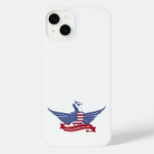 Amerikaanse adelaar iPhone hoesje (Achterkant)