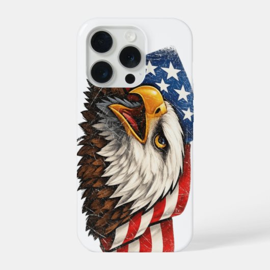 Amerikaanse Adelaar iPhone Hoesje (Achterkant)