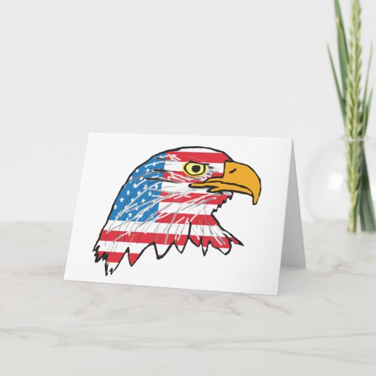 Amerikaanse adelaar kaart (Voorkant)