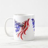 Amerikaanse adelaar koffiemok (Links)