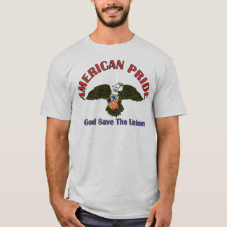 Amerikaanse Adelaar Kuif God bewapent de Patriot 1 T-shirt