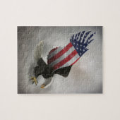Amerikaanse adelaar legpuzzel (Horizontaal)