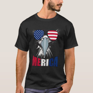 Amerikaanse adelaar merica Vierde juli Verenigde S T-shirt