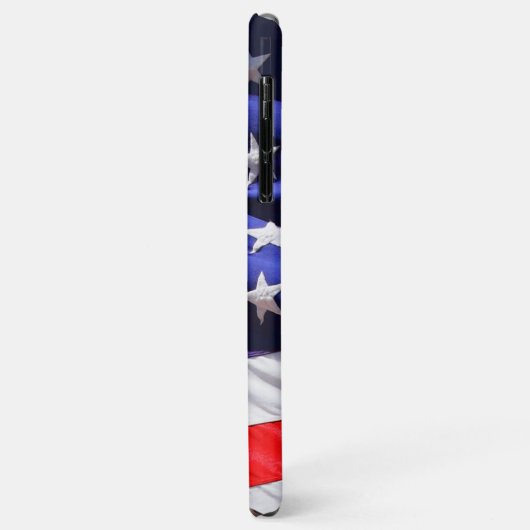 Amerikaanse adelaar met Amerikaanse vlag Case-Mate iPhone Case (Achterkant/links)