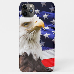 Amerikaanse adelaar met Amerikaanse vlag Case-Mate iPhone Case