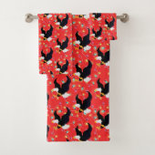 Amerikaanse adelaar met kerstverlichting bad handdoek (Insitu)