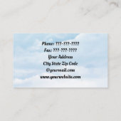 Amerikaanse adelaar met kettingzaag Visitekaartje (Achterkant)