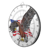 Amerikaanse adelaar met kruis dartbord (Voorkant Rechts)