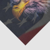 Amerikaanse adelaar met vlag tissuepapier (Detail)