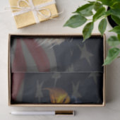 Amerikaanse adelaar met vlag tissuepapier (Geschenk)