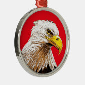 Amerikaanse adelaar metalen ornament (Rechts)