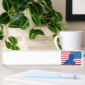 Amerikaanse adelaar naambordje