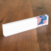 Amerikaanse adelaar naambordje (Zijkant)