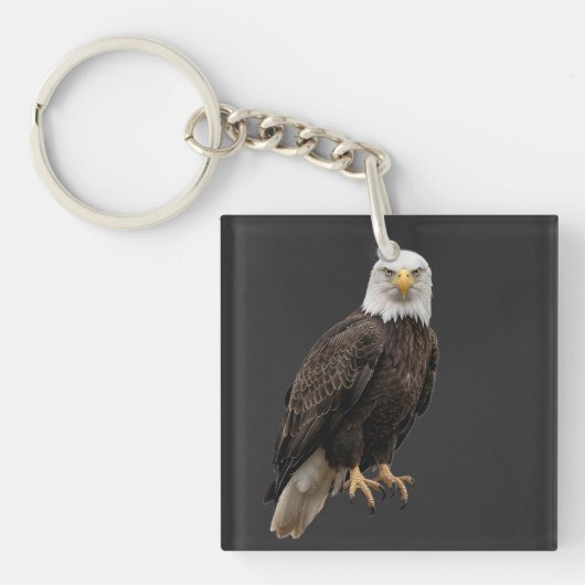 Amerikaanse adelaar outfit sleutelhanger (voorkant)