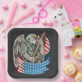 Amerikaanse adelaar papieren bordje (Feest)