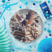 Amerikaanse adelaar papieren bordje (Feest)