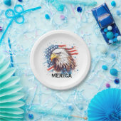  Amerikaanse adelaar Papieren Bordje (Feest)