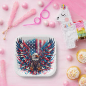 Amerikaanse adelaar papieren bordje (Feest)