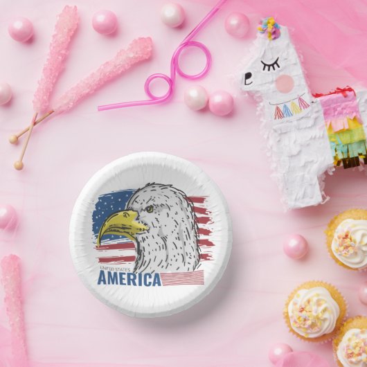 Amerikaanse adelaar papieren kommen (Feest)