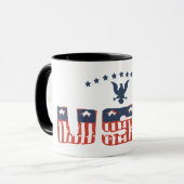 Amerikaanse Adelaar Patriottische Grunge Versie Mo Mok (Voorkant links)