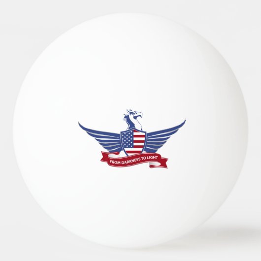 Amerikaanse adelaar pingpongbal (Voorkant)