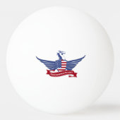 Amerikaanse adelaar pingpongbal (Achterkant)