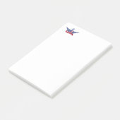Amerikaanse adelaar post-it® notes (Schuin)