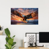 Amerikaanse adelaar poster (Thuiskantoor)