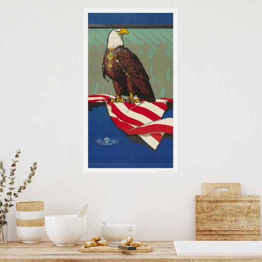 Amerikaanse adelaar poster (Keuken)