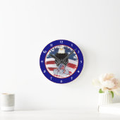 Amerikaanse adelaar ronde klok (Huis)
