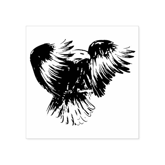 Amerikaanse adelaar rubberstempel (Afrduk)