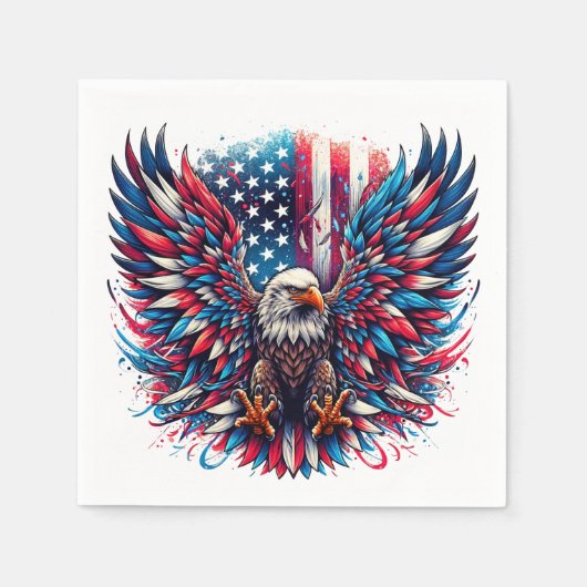 Amerikaanse adelaar servet (Voorkant)