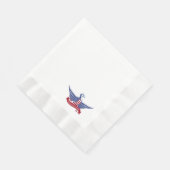 Amerikaanse adelaar servet (Hoek)