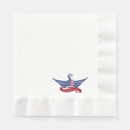 Amerikaanse adelaar servet (Voorkant)
