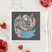 Amerikaanse adelaar servet (Insitu)