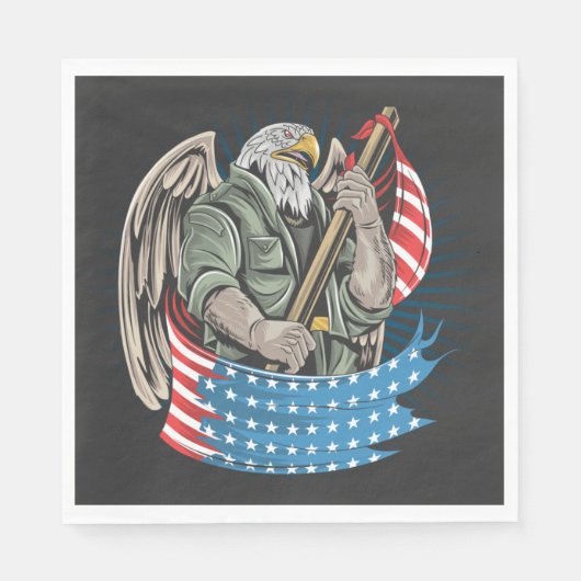 Amerikaanse adelaar servet (Voorkant)