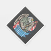 Amerikaanse adelaar servet (Hoek)