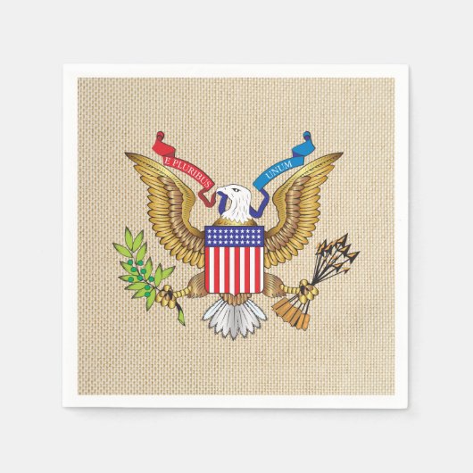 Amerikaanse adelaar servet (Voorkant)