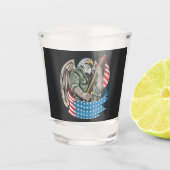 Amerikaanse adelaar shot glas (Voorkant)